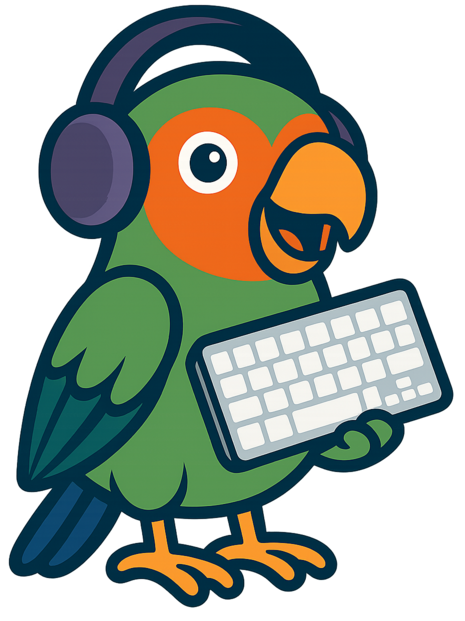 Voicci keyboard mascot