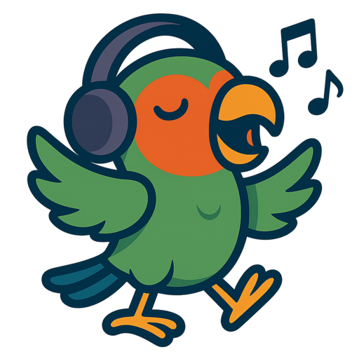 Voicci singing mascot
