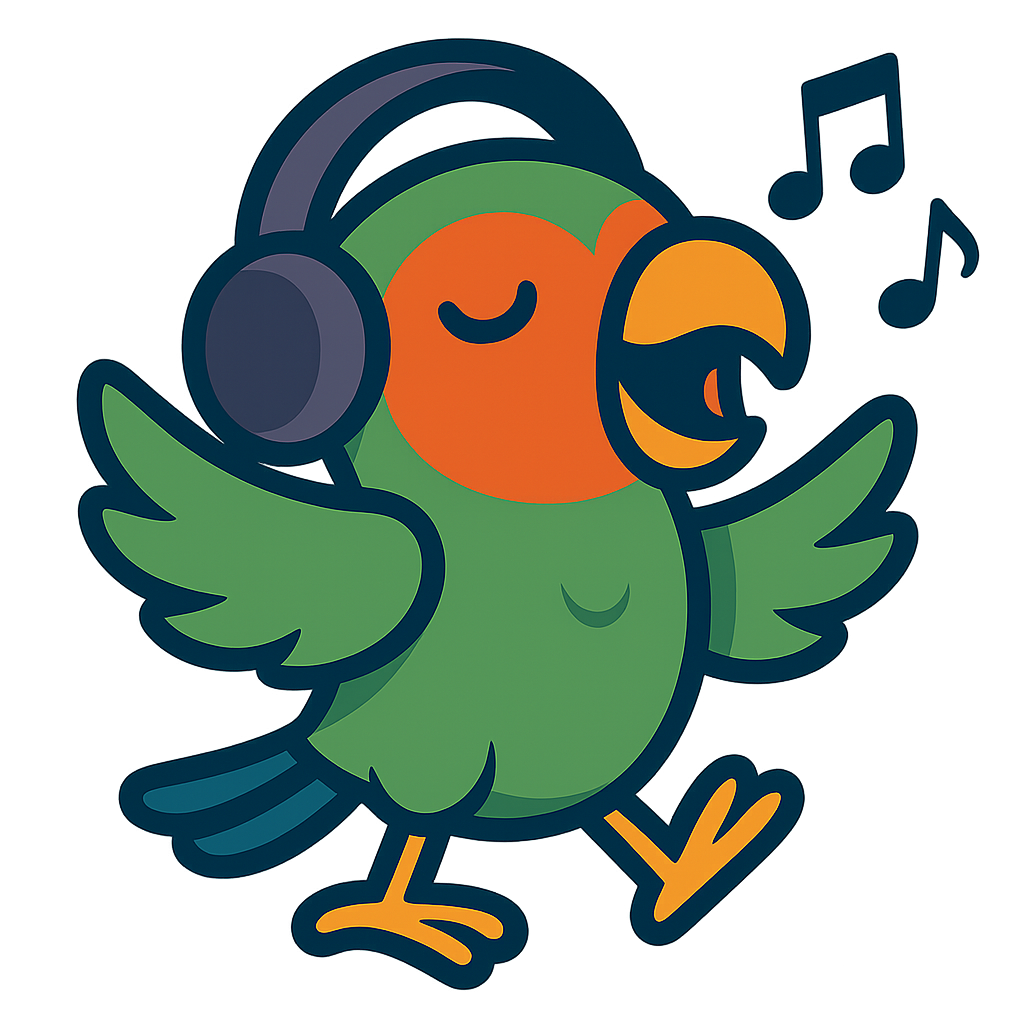 Voicci singing mascot